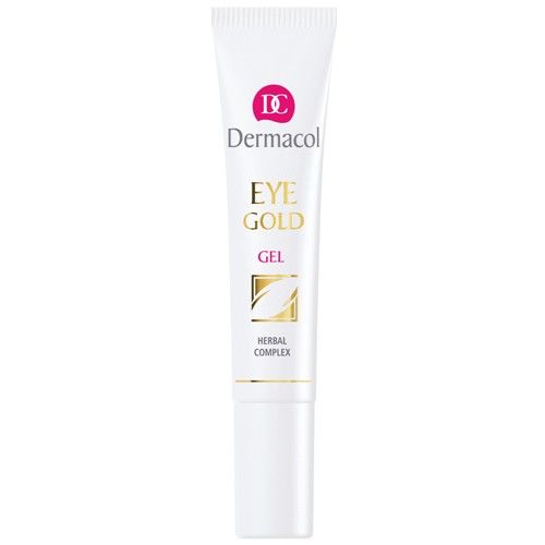 Dermacol Gold Eye Gel - Eye gel against swelling, fatigue and circles under the eyes 15ml