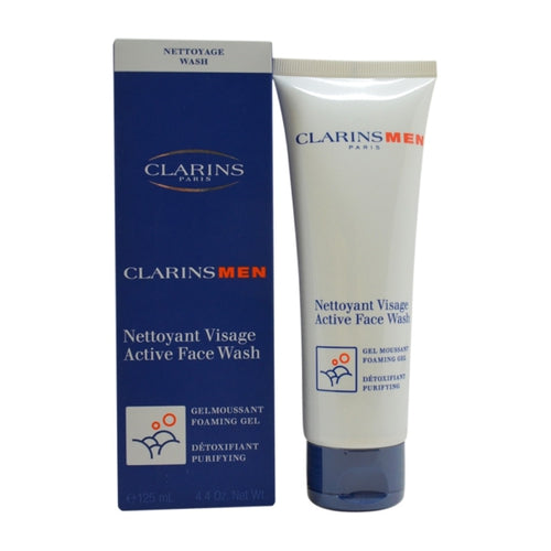  Clarins Men Active Face Wash - Foaming cleansing gel, soap-free 125ml 