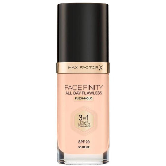 Max Factor All Day Flawless Facefinity 3 in 1 - Long lasting make-up 30 ml C90 Amber