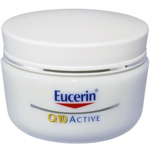 Eucerin Q10 Active (visų tipų jautriai odai) – lyginamasis dieninis kremas nuo raukšlių