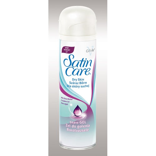 Gillette Shaving Gel with Shea Butter Dry Skin Satin Care (Shave Gel) 200ml