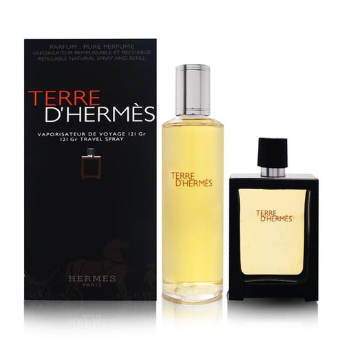 Hermes Terre D'Hermes Pure Perfume dovanų rinkinys Perfume 30 ml Papildymas + Terre D'Hermes Pure Perfume 125 ml