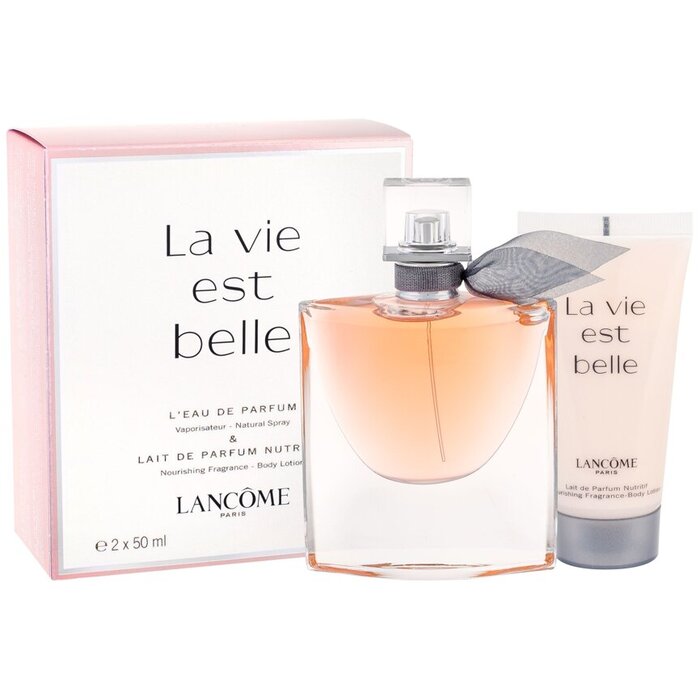 Lancome La Vie Est Belle Gift Set EDP 50 ml body lotion and La Vie Est Belle 50 ml