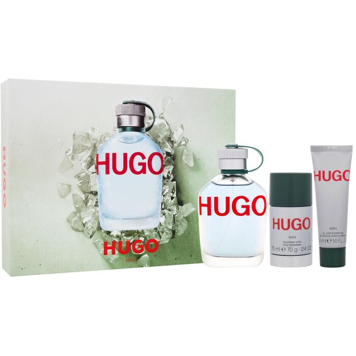 Hugo Boss Hugo dovanų rinkinys EDT 125 ml, dušo gelis Hugo 50 ml ir Dezodorantas Hugo 75 ml