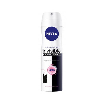 „Nivea Invisible For Black & White“ skaidrus antiperspirantasas