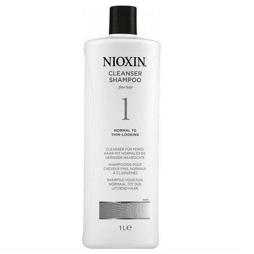 Nioxin System 1 Cleanser Fine Hair Normal To Thin Looking 1000ml