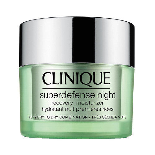 Clinique Superdefense Night Recovery Moisturizer (labai sausai, sausai ir mišriai odai)