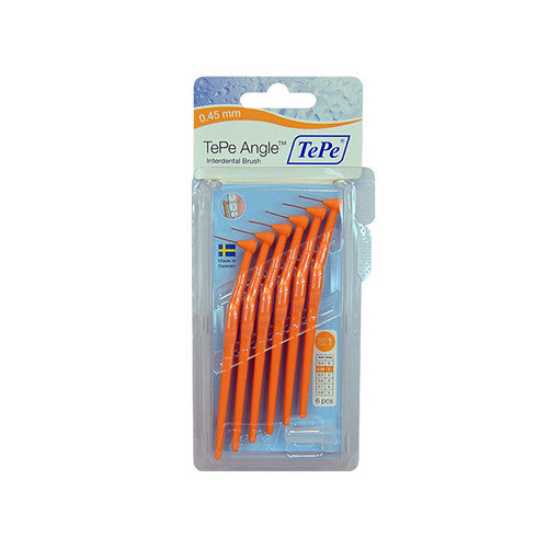 TePe Angle Interdental Brush ( 6 Pcs ) 0.6 mm blue