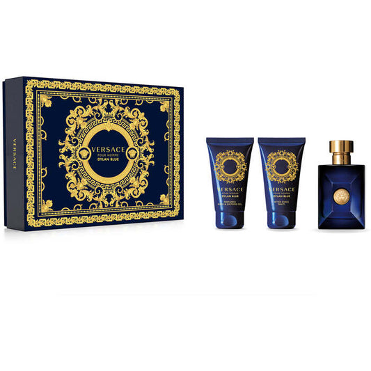  Versace Dylan Blue Gift Set EDT 50 ml, Shower Gel Dylan Blue 50 ml and Balm after Shave Dylan Blue 50 ml 