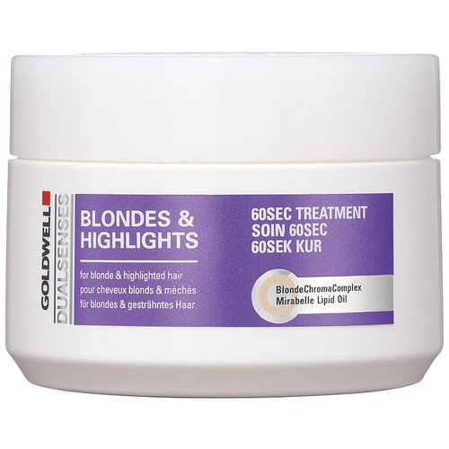 Goldwell Regenerating Mask neutralizing yellow hair tones Dualsenses Blonde with & Highlights (60 Sec Treatment) 200ml