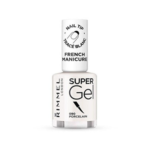 Rimmel Gel Nail Polish for French Manicure (Super Gel French Manicure) 12 ml 090 Porcelain