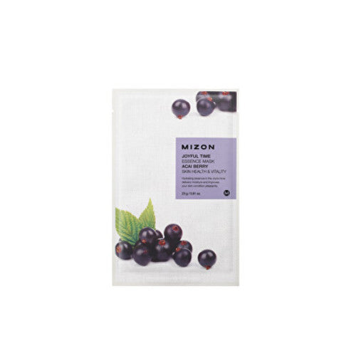 Mizon Plátýnková 3D kaukė su acai uogomis sveikai odai ir gyvybingumui Joyful Time (Essence Mask Acai Berry) 23 g