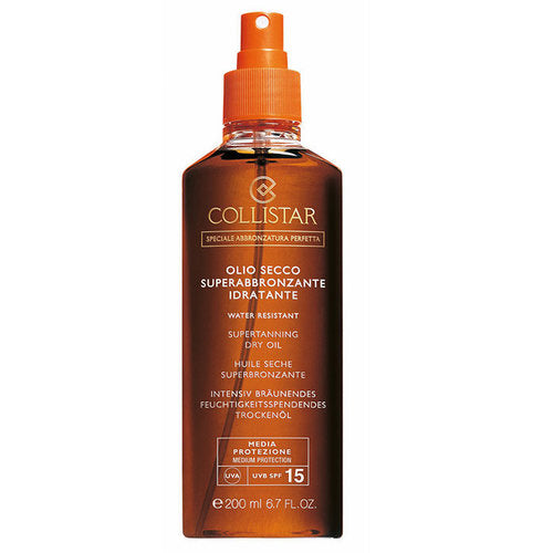 „Collistar Special Perfect Tan Supertanning Moisturizing Dry Oil“ – kūno apsaugos nuo saulės priemonė su SPF15