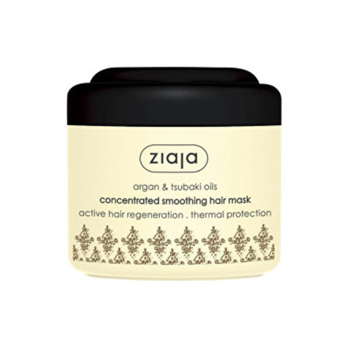 Ziaja šveičiamoji kaukė su argano aliejumi (koncentruota ir glotninanti plaukų kaukė) 200 ml