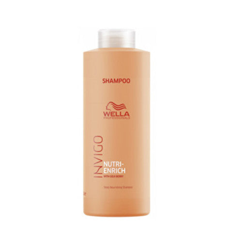 Wella Professional Nourishing Shampoo for Dry and Damaged Hair Invigo Nutri-Enrich (Deep Nourishing Shampoo) 1000ml