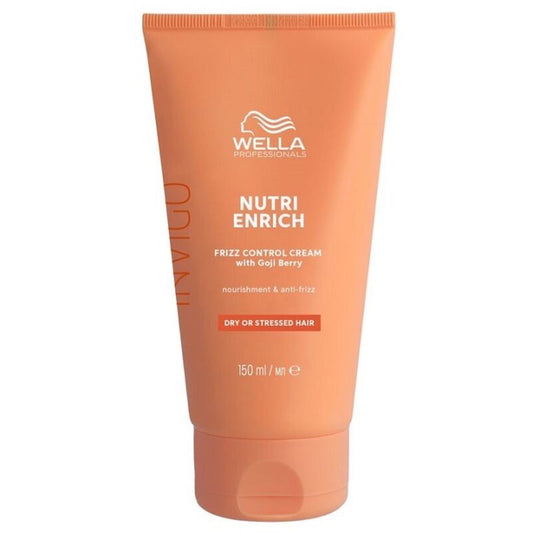 „Wella Professional Invigo Nutri-Enrich Frizz Control Cream“ – nenuplaunamas kremas nuo šiaušimosi sausiems ir pažeistiems plaukams.