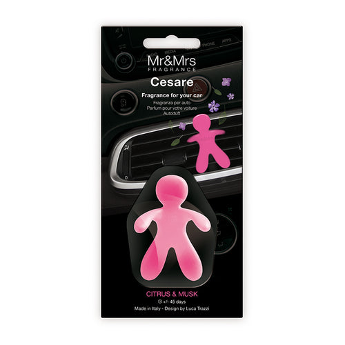 Mr & Mrs Fragrance Cesare automobilių oro gaiviklis Citrus & Musk 1 vnt