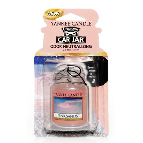 Yankee Cirle Pink Sirs Ultimate Car Jar – prabangaus automobilio etiketė