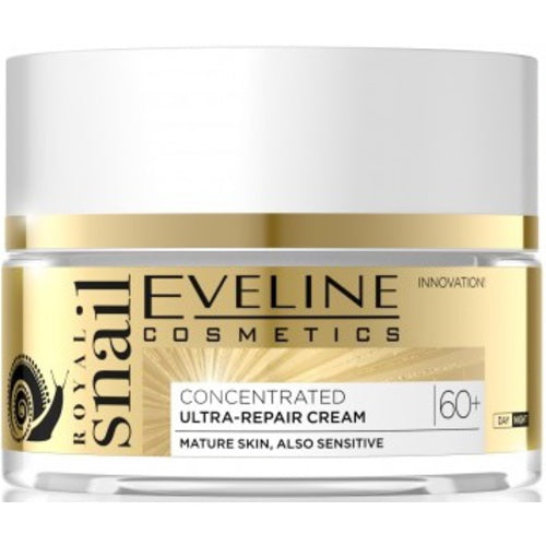 „Eveline Cosmetics Royal Snail JConcentrated Ultra-Repair Day ir Night Cream 60+“ – regeneruojamasis dieninis ir naktinis kremas