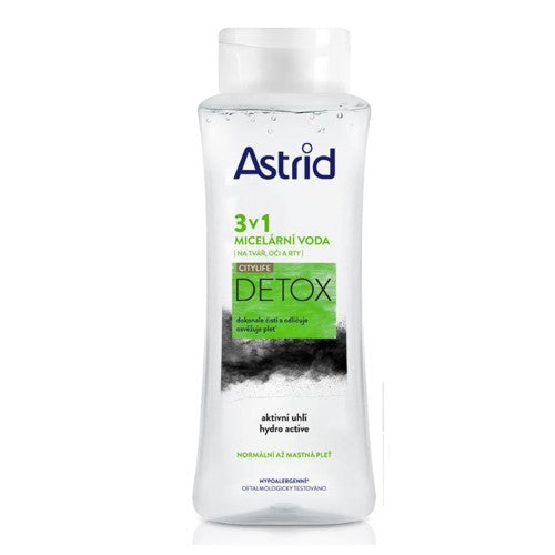 Astrid Citylife Detox Micellar Water (Normal to Oily Skin) - 3in1 Micellar Water 400ml