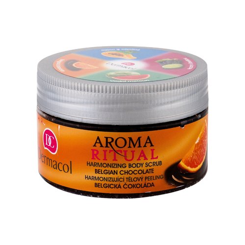 Dermacol Harmonizing Body Scrub Aroma Ritual Belgian Chocolate (Harmonizing Body Scrub) 200 g 200ml