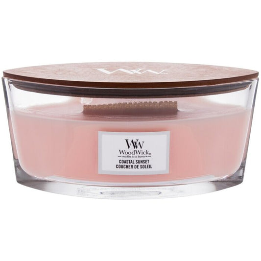 „WoodWick Coastal Sunset Ship“ (saulėlydis pakrantėje) - kvapni žvakė