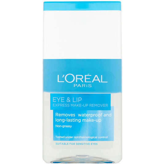 L'Oréal Eye & Lip Waterproof Make Up Remover - Two-phase make-up remover for the eye area and lips 125ml