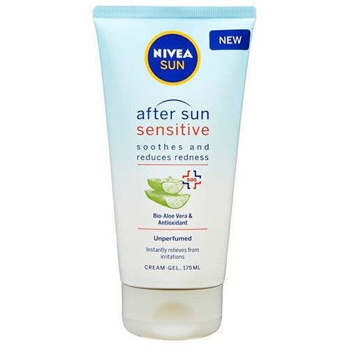Nivea After Sun Sensitive - SOS soothing gel cream after sunbathing 175ml