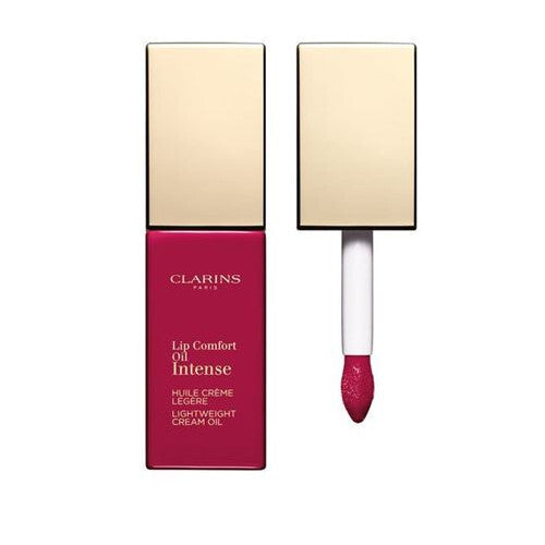 „Clarins Lip Comfort Oil Intense Lightweight“ kreminis aliejinis lūpų blizgis, 7 ml