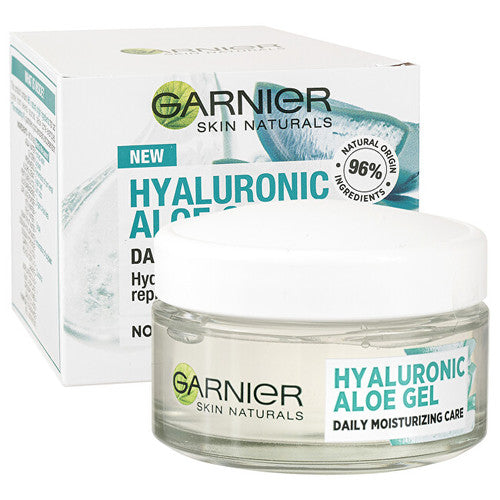 GARNIER Hyaluronic Aloe Gel Daily Moisturizing Care – drėkinamasis gelis normaliai ir mišriai odai