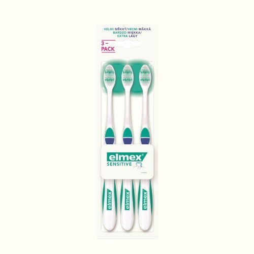 Elmex Sensitive Toothbrush ( 3 pcs ) - Very soft toothbrush