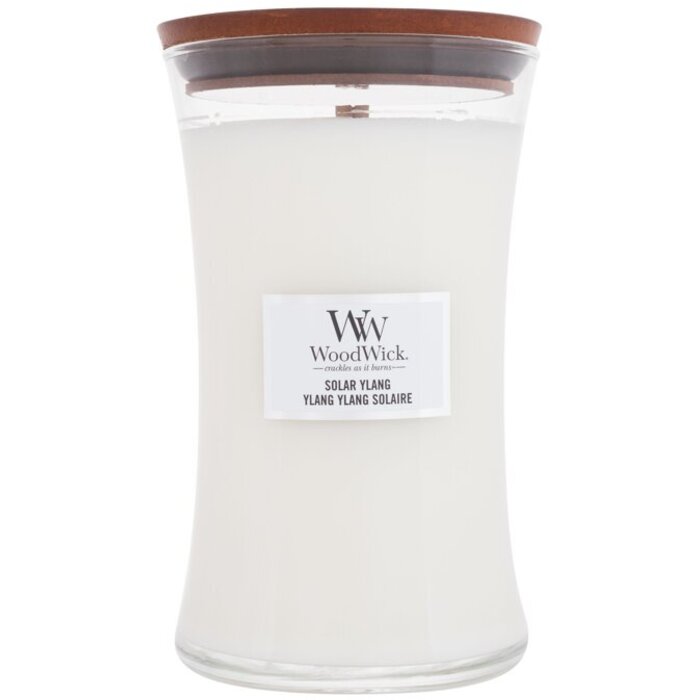 WoodWick Solar Ylang Vaza (saulės ylang) – kvapni žvakė