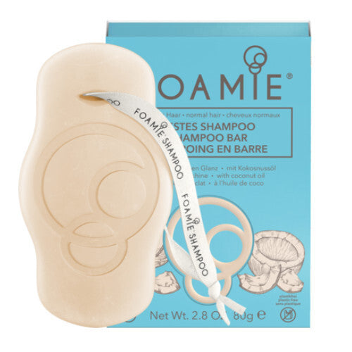 „Foamie“ šampūno batonėlis su kokosų aliejumi (normaliems plaukams) – kietas šampūnas