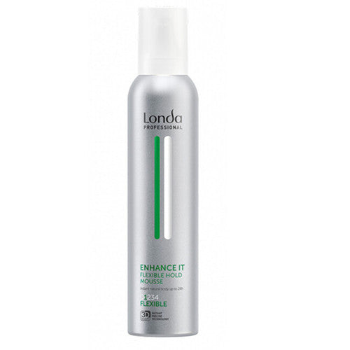 Londa Professional Enhance It Flexible Hold Mousse - Foam hardener for hair flexibility 250ml