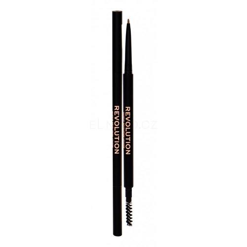 Makeup Revolution Precise Brow Pencil - Precise eyebrow pencil with 0.05 g brush Dark Brown