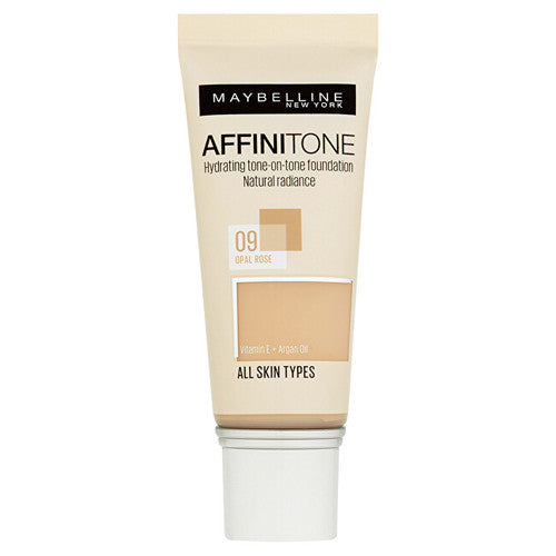 Maybelline Affinitone Hydrating Tone-One-Tone Foundation - Unifying makeup with HD pigments 30 ml 02 Light Porcelain
