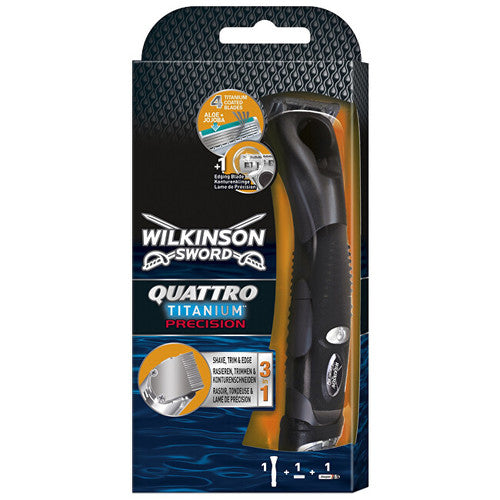 Wilkinson Sword Quattro Titanium Precision Carbon – skustuvas vyrams