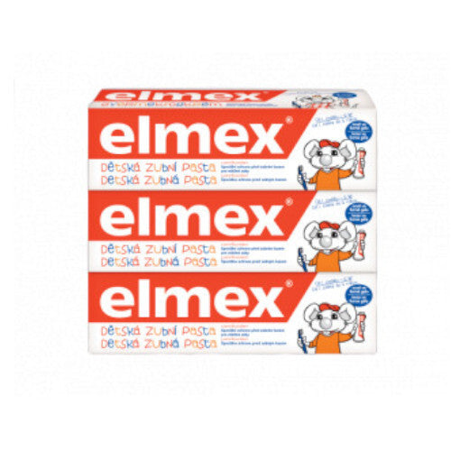 Elmex Kids Trio Toothpaste (3 pcs) - Children's toothpaste 50ml
