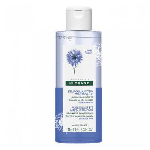 Klorane Waterproof Eye Make-Up Remover – vireniui atsparus makiažo valiklis jautriai odai