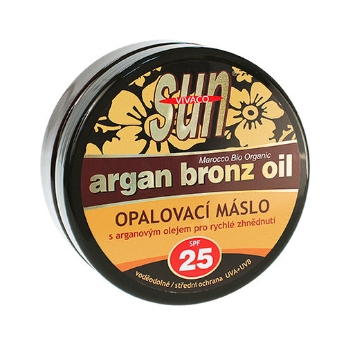 „Vivaco Sun Argan Bronze Oil SPF 25“ – įdegio sviestas su ekologišku argano aliejumi