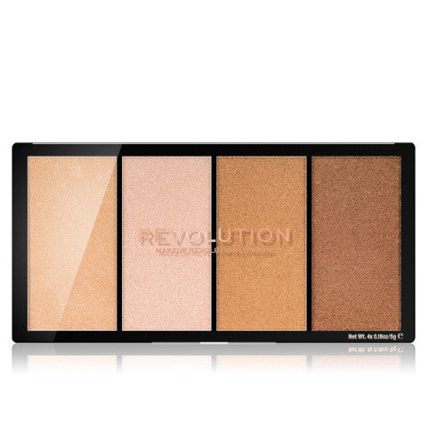„Makeup Revolution Reloaded Highlighter Palette“ – skaistinančiųjų priemonių paletė, 20 g