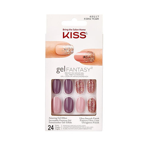 Kiss My Face 69117 Gel Fantasy Nails (24 pcs) - Gel nails