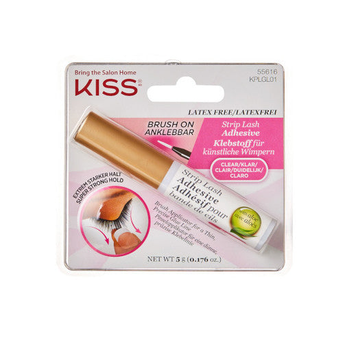 Kiss My Face Strip Lash Adhesive Clear - Transparent eyelash glue transparent 5.0g