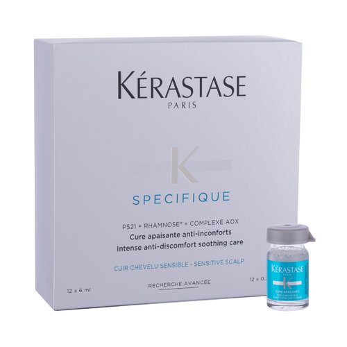 Kérastase Spécifique Intense Anti-Discomfort Soothing Care - Hair treatment in ampoules for sensitive scalp 72ml