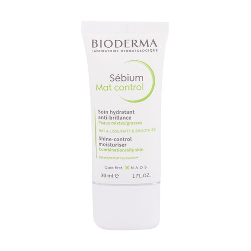 Bioderma Sébium Mat Control Moisturiser - Light moisturizing cream against skin shine and enlarged pores 30ml