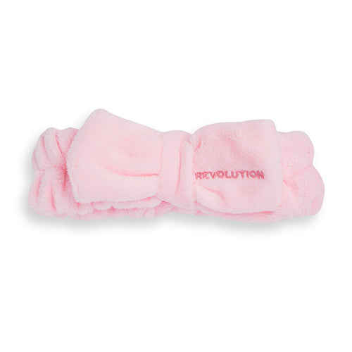 Revolution Skincare Pretty Pink Bow galvos juosta – kosmetinė galvos juosta