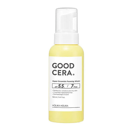 Holika Holika Good Cera Super Ceramide Foaming Wash (sausai ir jautriai odai) – Valomos putos