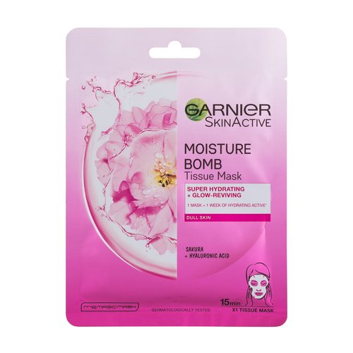 GARNIER SkinActive Moisture Bomb (Sakura) - Veido kaukė