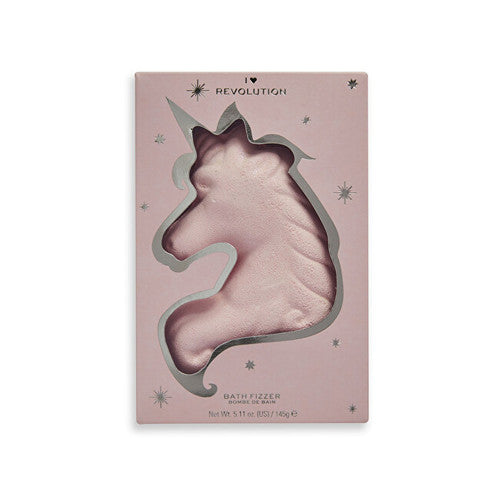 Makeup Revolution I Heart Revolution Bath Fizzer Unicorn Heart Glow - Bath bomb 145.0g