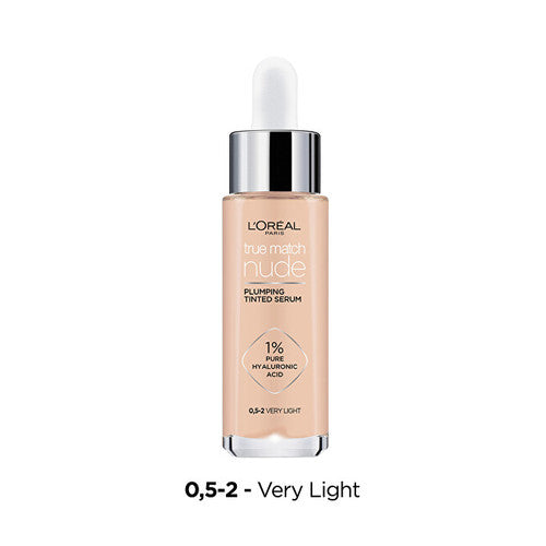 L'Oréal True Match Nude Plumping Tinted Serum 30 ml 0.5-2 Very Light